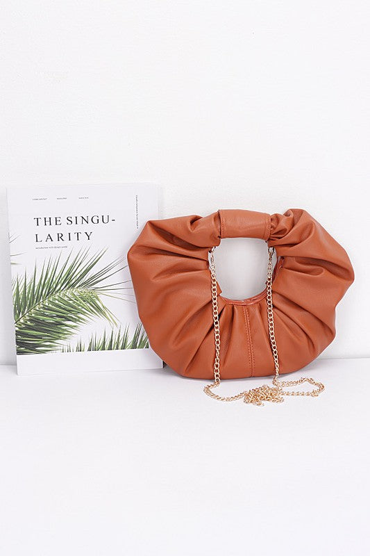 Chic Knot Handle Clutch